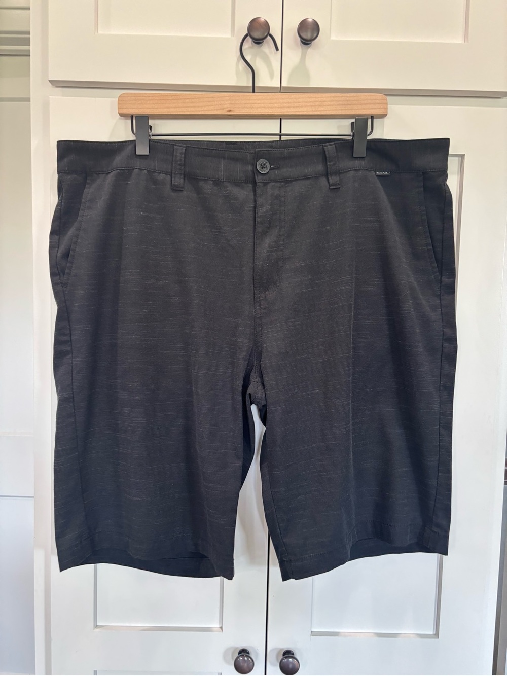 Travis Mathew Men's Charcoal Black Flat Front Shorts